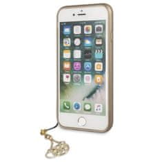 Guess Zbirka Guess 4G Charms - etui za iPhone SE 2022/ SE 2020 / 8 / 7 z obeskom (siv)