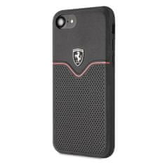 NEW Ferrari Victory - Usnjeni ovitek za iPhone 8 / 7 (črn)
