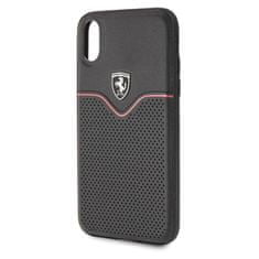 NEW Ferrari Victory - Usnjeni ovitek za iPhone Xs / X (črn)