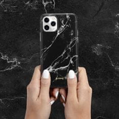 Crong Ohišje Crong Marble - Ohišje za iPhone 11 Pro (črno)