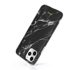 Crong Ohišje Crong Marble - Ohišje za iPhone 11 Pro (črno)