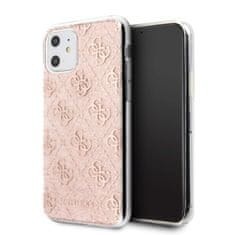 Guess Guess 4G Glitter - Ohišje za iPhone 11 (roza)