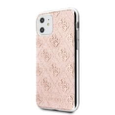 Guess Guess 4G Glitter - Ohišje za iPhone 11 (roza)