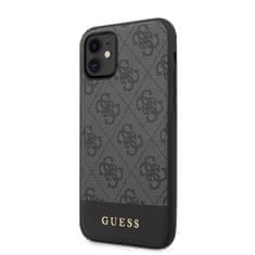 Guess Guess 4G Bottom Stripe Collection - Ohišje za iPhone 11 (sivo)