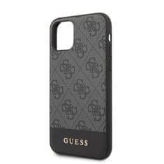 Guess Guess 4G Bottom Stripe Collection - Ohišje za iPhone 11 (sivo)