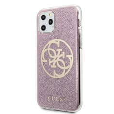 Guess Ohišje Guess Circle Glitter 4G - iPhone 11 Pro Max (roza)