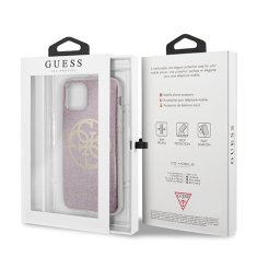 Guess Ohišje Guess Circle Glitter 4G - iPhone 11 Pro Max (roza)