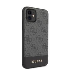 Guess Guess 4G Bottom Stripe Collection - Ohišje za iPhone 11 (sivo)