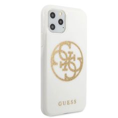 Guess Ohišje Guess Circle Glitter 4G - iPhone 11 Pro Max (belo)