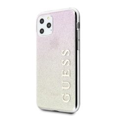 Guess Guess Glitter Gradient - Ohišje za iPhone 11 Pro (zlato/rožnato)