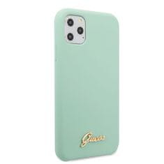 Guess Guess Silikonski etui Vintage - Ohišje za iPhone 11 Pro Max (zeleno)