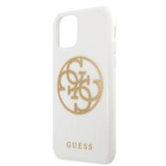 Guess Ohišje Guess Circle Glitter 4G - iPhone 11 Pro Max (belo)