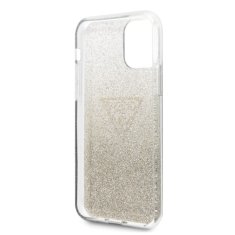 Guess Ohišje Guess Solid Glitter Triangle - Ohišje za iPhone 11 (zlato)