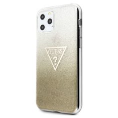 Guess Ohišje Guess Solid Glitter Triangle - Ohišje za iPhone 11 (zlato)