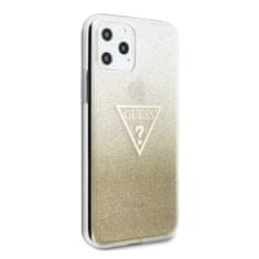 Guess Ohišje Guess Solid Glitter Triangle - Ohišje za iPhone 11 (zlato)