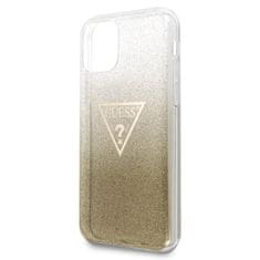 Guess Ohišje Guess Solid Glitter Triangle - Ohišje za iPhone 11 (zlato)