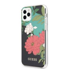 Guess Guess Flower Shiny Collection N1 - Ohišje za iPhone 11 Pro (črno)