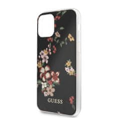 Guess Guess Flower Shiny Collection N4 - Ohišje za iPhone 11 Pro Max (črno)