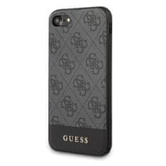 Guess Guess 4G Bottom Stripe Collection - Ohišje za iPhone SE 2020 / 8 / 7 (sivo)