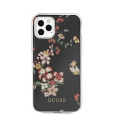 Guess Guess Flower Shiny Collection N4 - Ohišje za iPhone 11 Pro Max (črno)