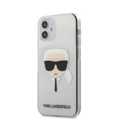 Karl Lagerfeld Karl Lagerfeld Head - Ohišje za iPhone 12 Mini (prozorno)