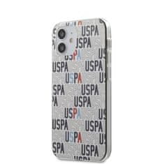 US Polo US Polo Assn Logo Mania - Ohišje za iPhone 12 Mini (belo)