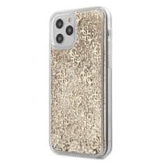 Guess Ohišje Guess 4G Liquid Glitter - iPhone 12 Pro Max (zlato)