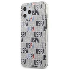 US Polo US Polo Assn Logo Mania - Ohišje za iPhone 12 Pro Max (belo)