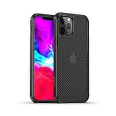 Crong Crong Hybrid Carbon - Ohišje za iPhone 12 Mini (črno)