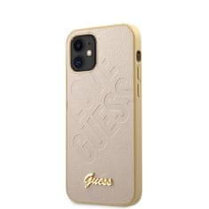 Guess Guess Iridescent Love - ovitek za iPhone 12 mini (zlat)