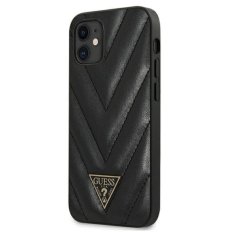 Guess Guess V Quilted - etui za iPhone 12 mini (črn)