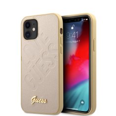 Guess Guess Iridescent Love - ovitek za iPhone 12 mini (zlat)