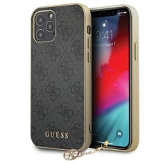 Guess Kolekcija Guess 4G Charms - Ohišje za iPhone 12 / iPhone 12 Pro (sivo)