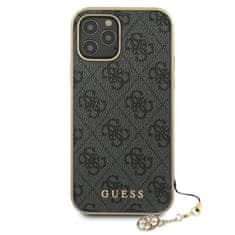 Guess Kolekcija Guess 4G Charms - Ohišje za iPhone 12 / iPhone 12 Pro (sivo)