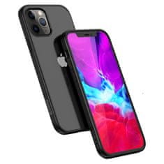 Crong Prozoren ovitek Crong - ohišje za iPhone 12 / iPhone 12 Pro (črno)