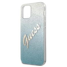 Guess Guess Glitter Gradient Script - Ohišje za iPhone 12 / iPhone 12 Pro (modro)