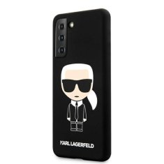 Karl Lagerfeld Karl Lagerfeld Silikonsko ohišje Iconic - Samsung Galaxy S21+ (črno)