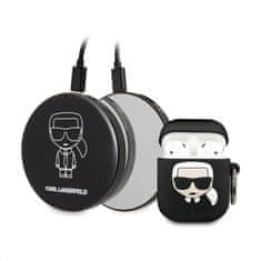 Karl Lagerfeld Karl Lagerfeld Bundle Ikonik - Komplet etuijev za Apple Airpods 1 / 2 + Power Bank z ogledalom