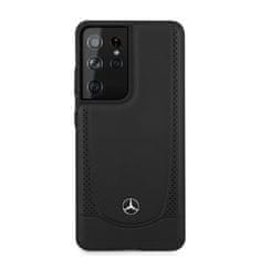 MERCEDES Mercedes Leather Urban Line - Ohišje za Samsung Galaxy S21 Ultra (črno)