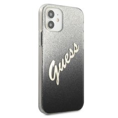 Guess Guess Glitter Gradient Script - ovitek za iPhone 12 mini (črn)