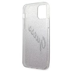 Guess Guess Glitter Gradient Script - ovitek za iPhone 12 mini (roza)