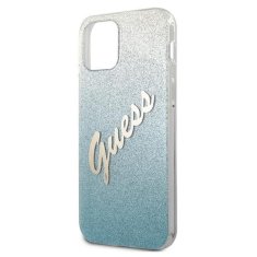 Guess Guess Glitter Gradient Script - etui za iPhone 12 mini (modri)