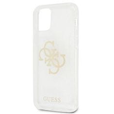 Guess Guess Glitter 4G Big Logo - Ohišje za iPhone 12 / iPhone 12 Pro (prozorno)