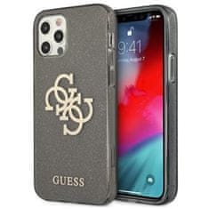 Guess Ohišje Guess Glitter 4G Big Logo - iPhone 12 Pro Max (črno)