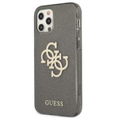 Guess Ohišje Guess Glitter 4G Big Logo - iPhone 12 Pro Max (črno)