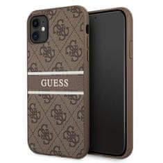 Guess Guess 4G Printed Stripe - Ohišje za iPhone 11 (rjavo)