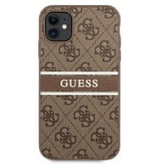 Guess Guess 4G Printed Stripe - Ohišje za iPhone 11 (rjavo)