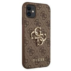 Guess Guess 4G Big Metal Logo - Ohišje za iPhone 11 (rjavo)