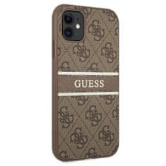 Guess Guess 4G Printed Stripe - Ohišje za iPhone 11 (rjavo)