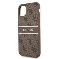 Guess Guess 4G Printed Stripe - Ohišje za iPhone 11 (rjavo)